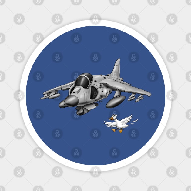 Navy Harrier Jump Jet Magnet by Funky Aviation